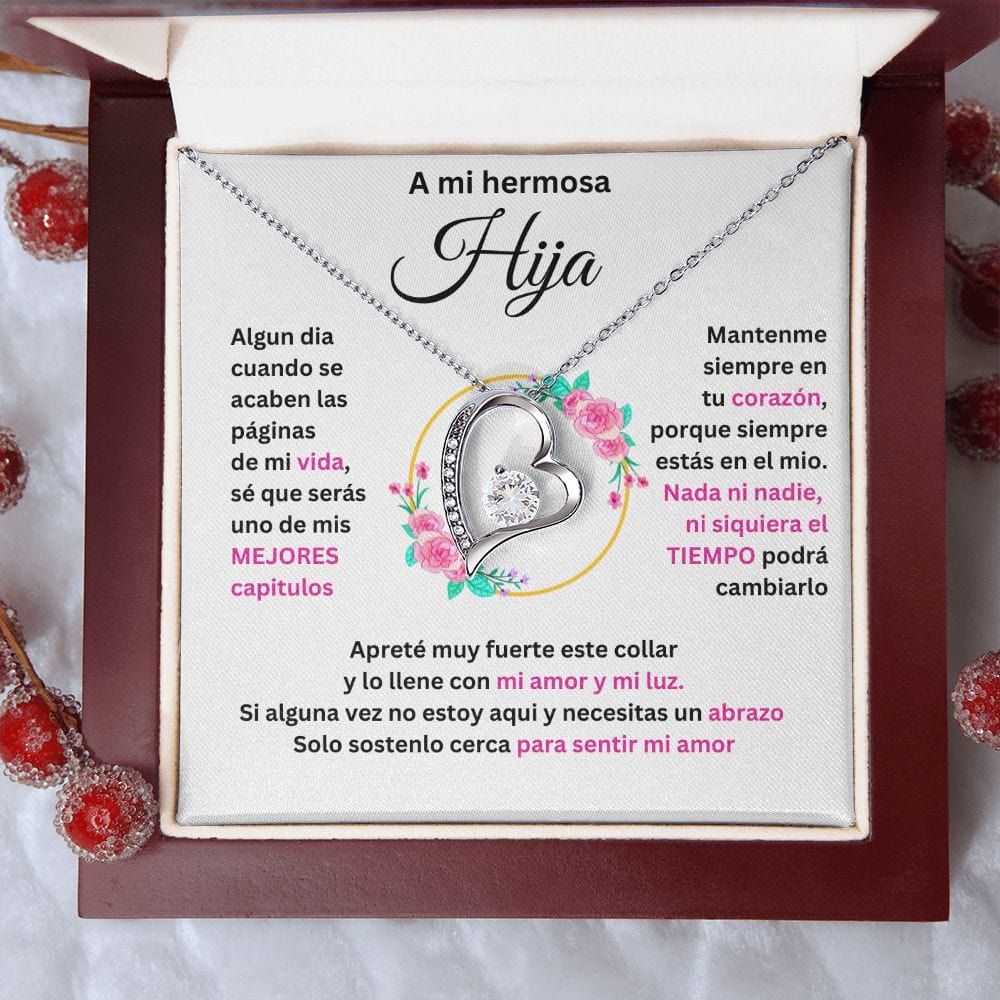 A Mi Hija - SÉ QUE SERÁS UNO DE MIS MEJORES CAPÍTULOS - Collar de Nudo de Amor