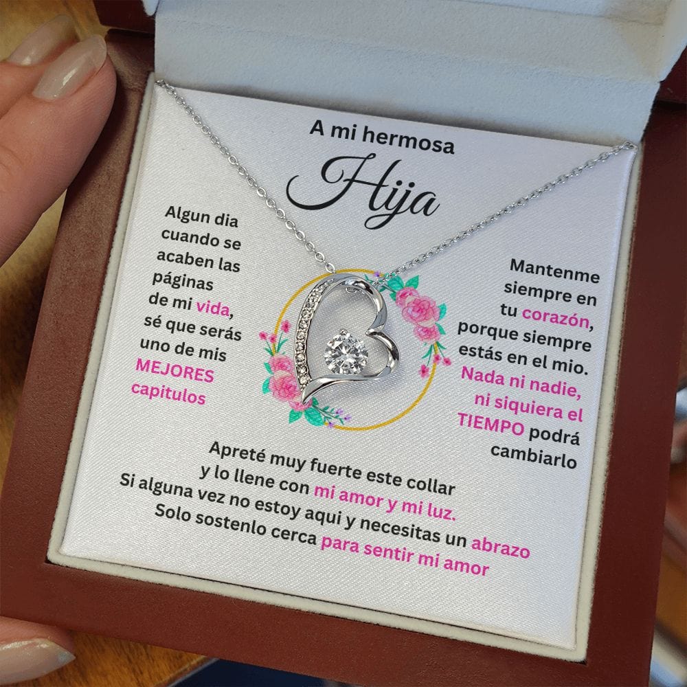 A Mi Hija - SÉ QUE SERÁS UNO DE MIS MEJORES CAPÍTULOS - Collar de Nudo de Amor