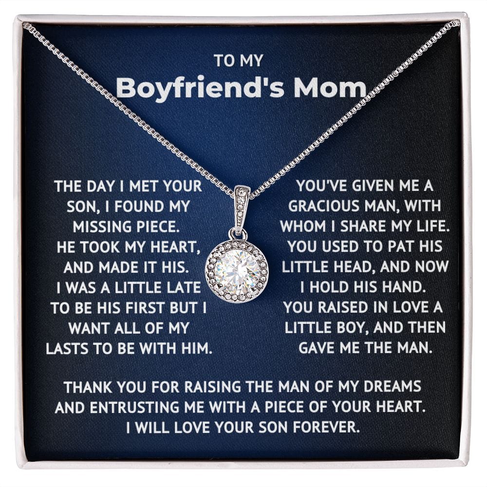 My boyfriend's Mom Eternal Hope Necklace