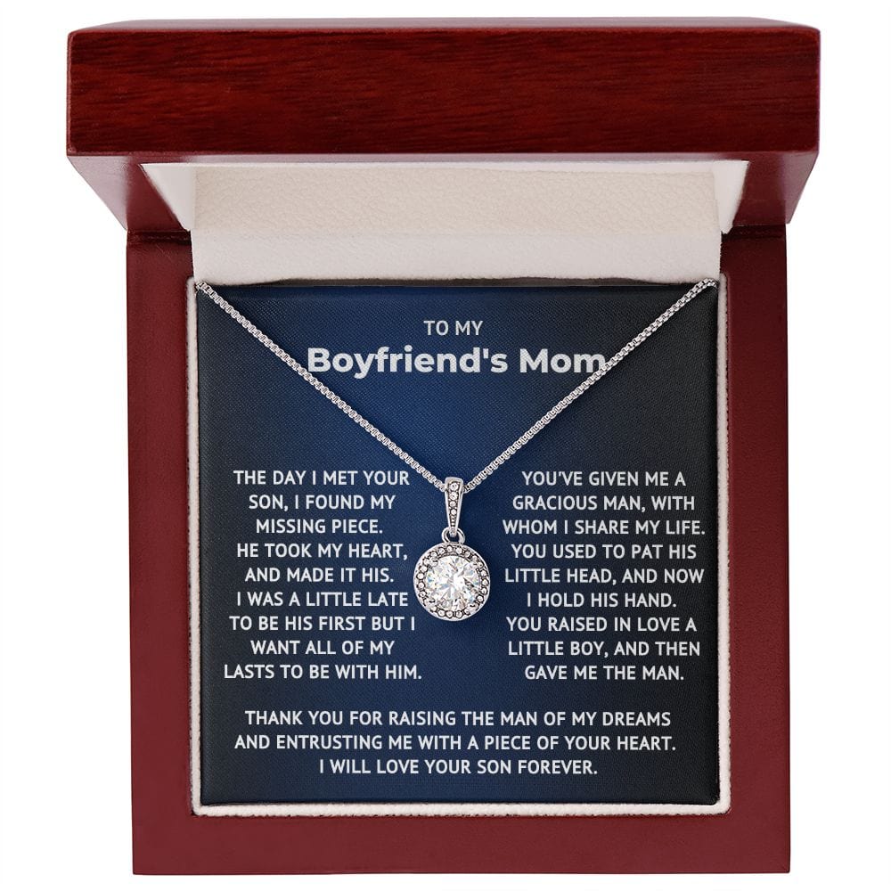 My boyfriend's Mom Eternal Hope Necklace