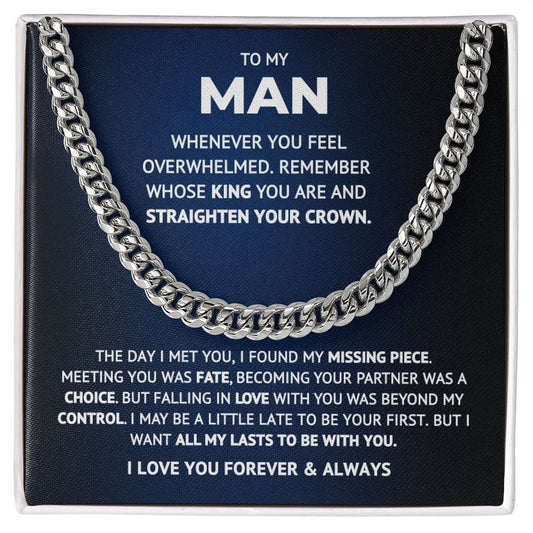 To My Man - King - Cuban Chain Link