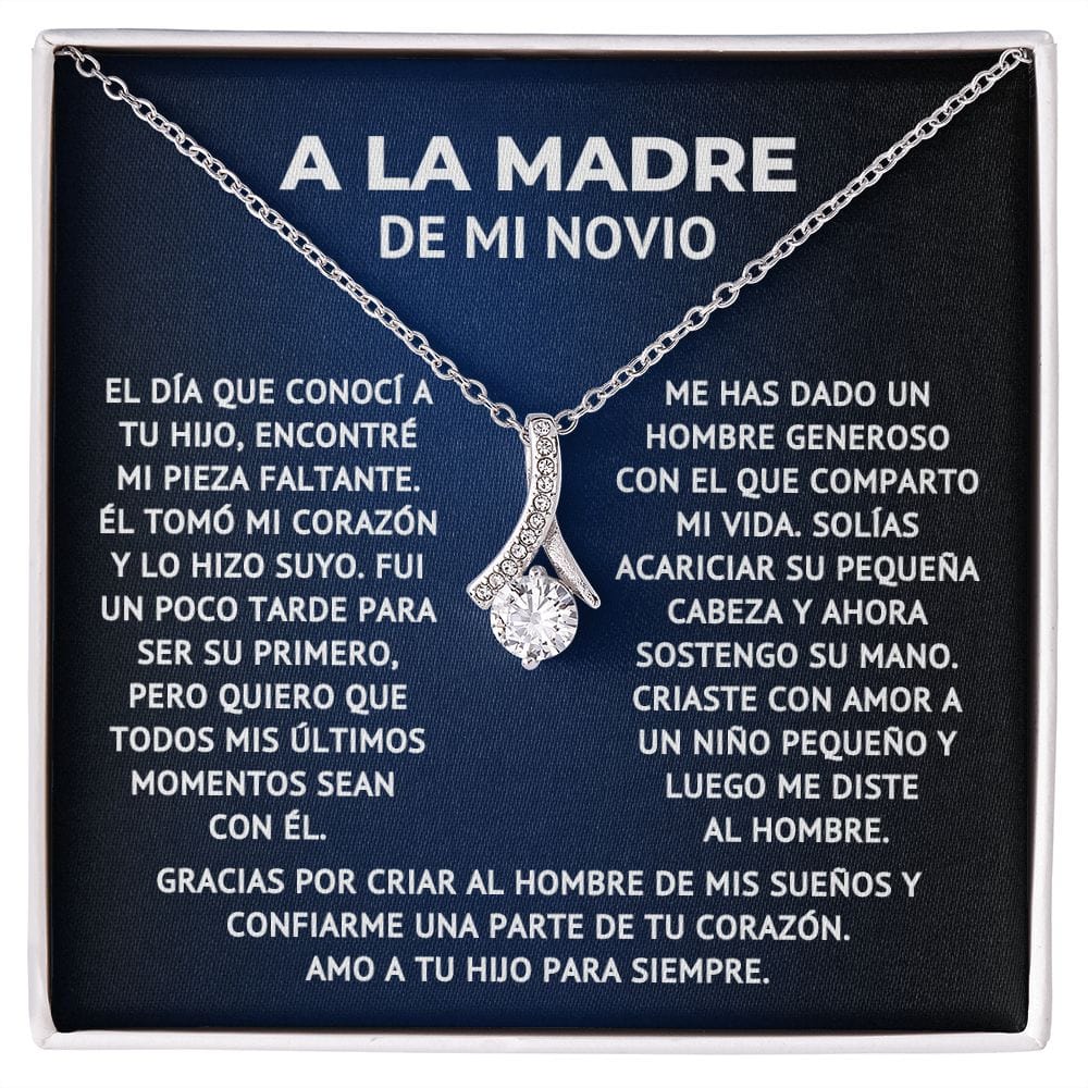 To My Boyfriend's Mom - Necklace Gift In Spanish