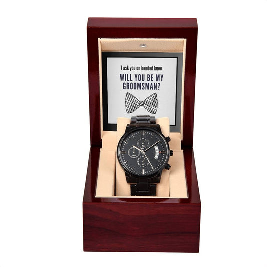 8 Groomsmen Asking Gift Card | Watch Gift | Gift box | Gift Idea | Proposal