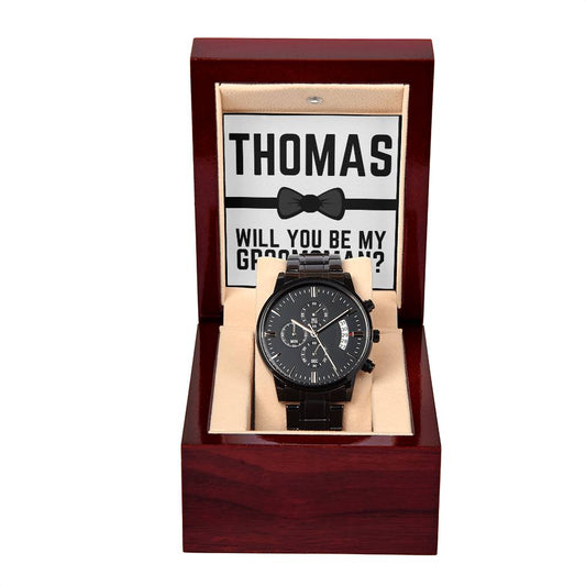 14 Groomsmen Asking Gift Card | Watch Gift | Gift box | Gift Idea | Proposal