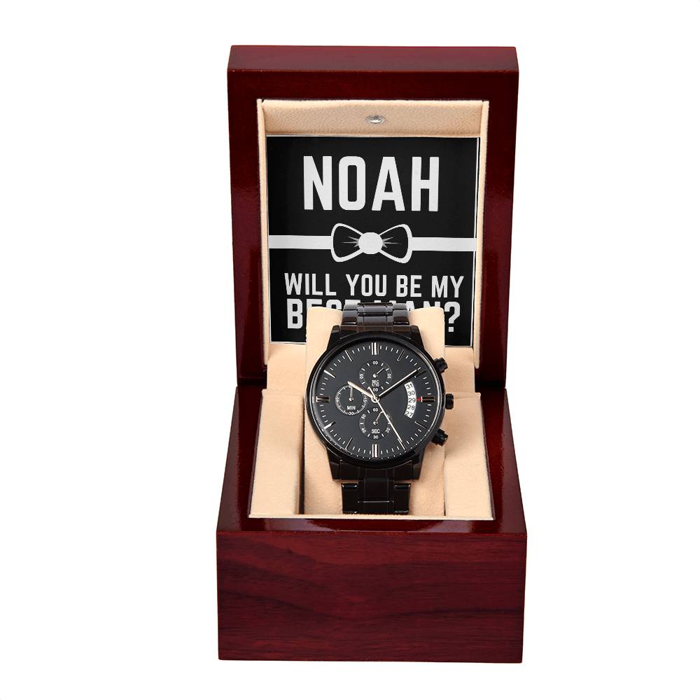 12 Groomsmen Asking Gift Card | Watch Gift | Gift box | Gift Idea | Proposal