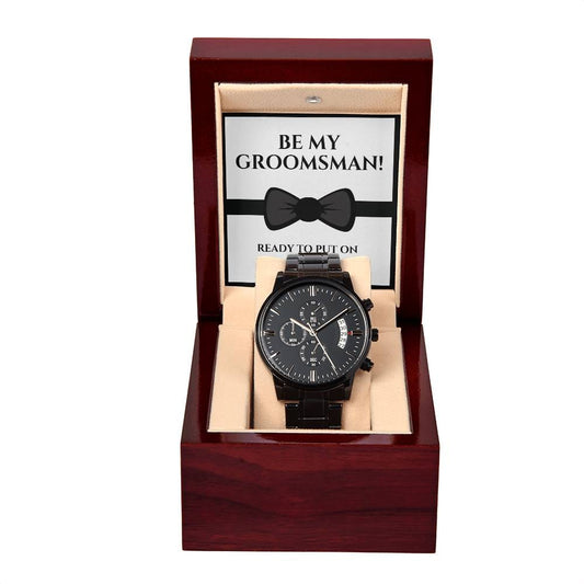 2 Groomsmen Asking Gift Card | Watch Gift | Gift box | Gift Idea | Proposal