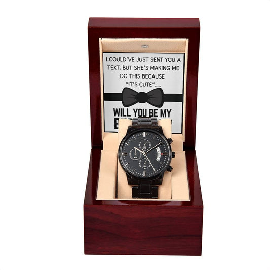 6 Groomsmen Asking Gift Card | Watch Gift | Gift box | Gift Idea | Proposal