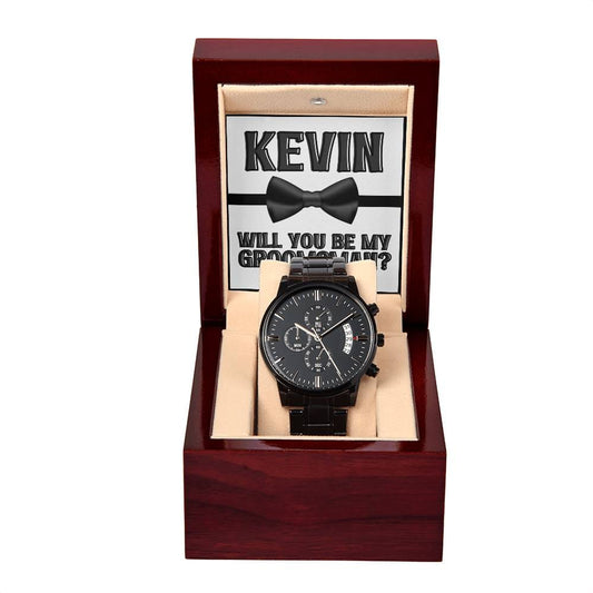 16 Groomsmen Asking Gift Card | Watch Gift | Gift box | Gift Idea | Proposal