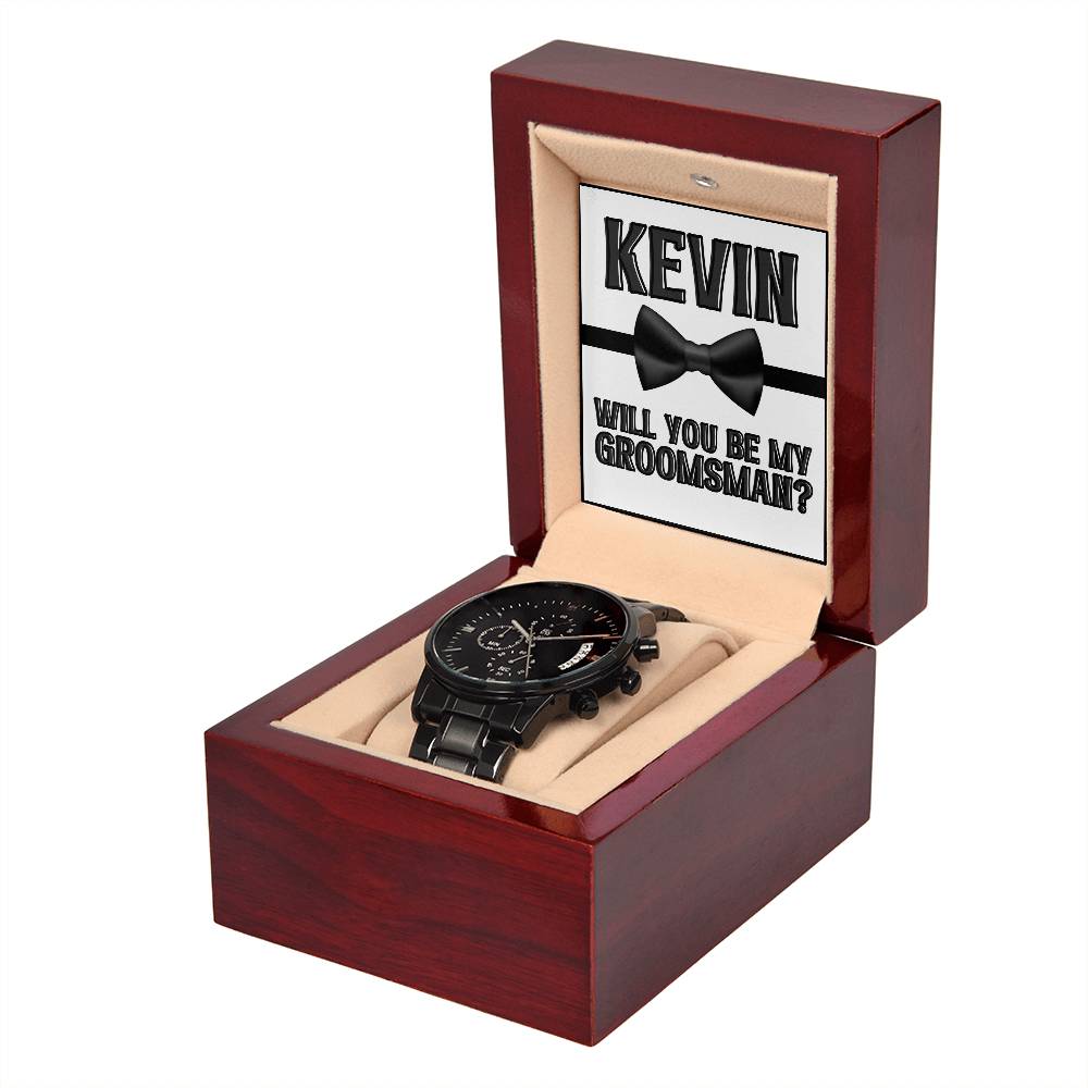 16 Groomsmen Asking Gift Card | Watch Gift | Gift box | Gift Idea | Proposal