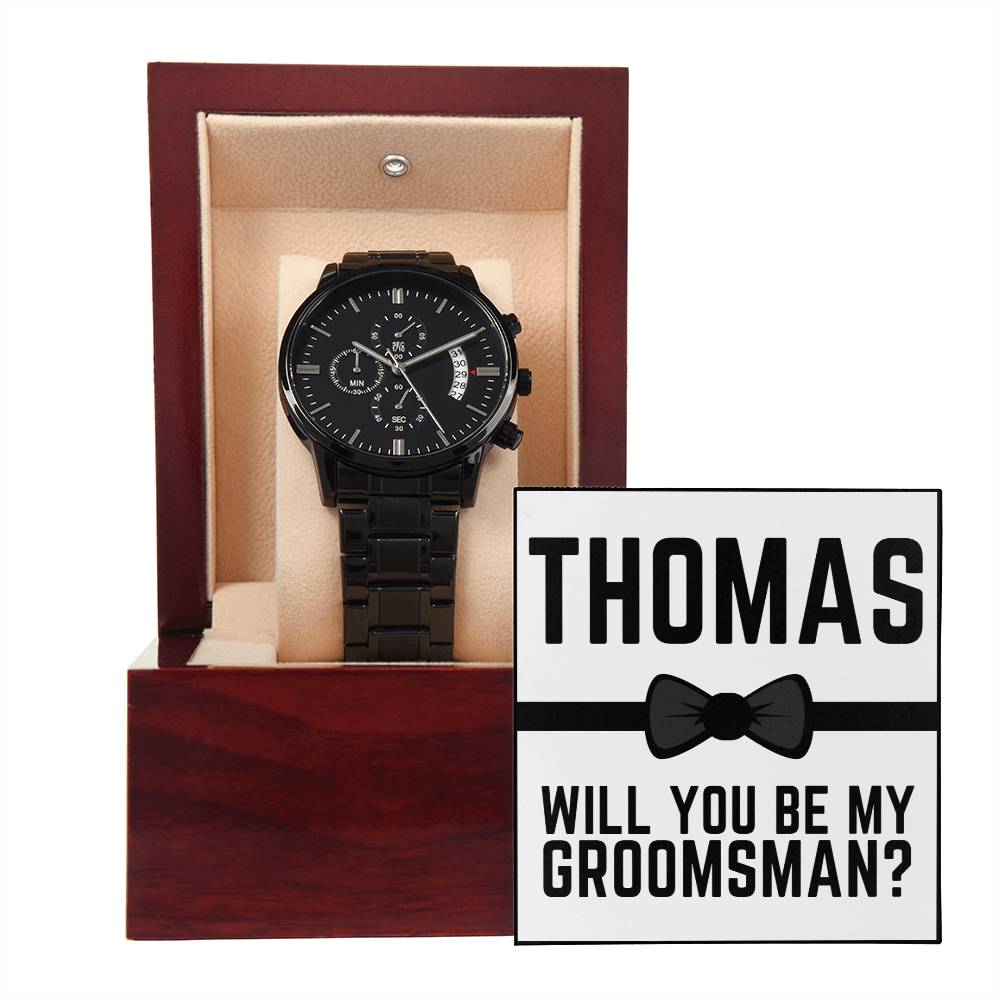 14 Groomsmen Asking Gift Card | Watch Gift | Gift box | Gift Idea | Proposal