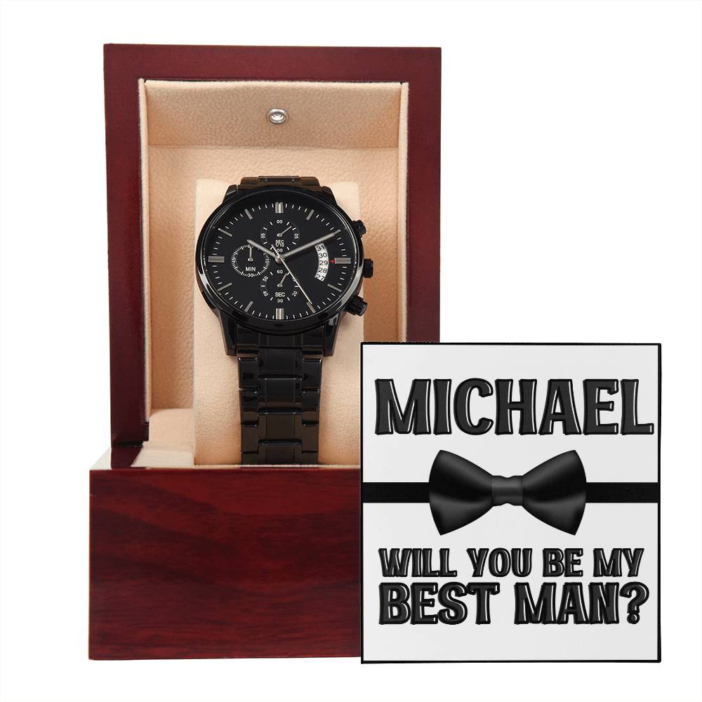 15 Groomsmen Asking Gift Card | Watch Gift | Gift box | Gift Idea | Proposal