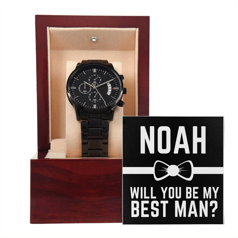 12 Groomsmen Asking Gift Card | Watch Gift | Gift box | Gift Idea | Proposal