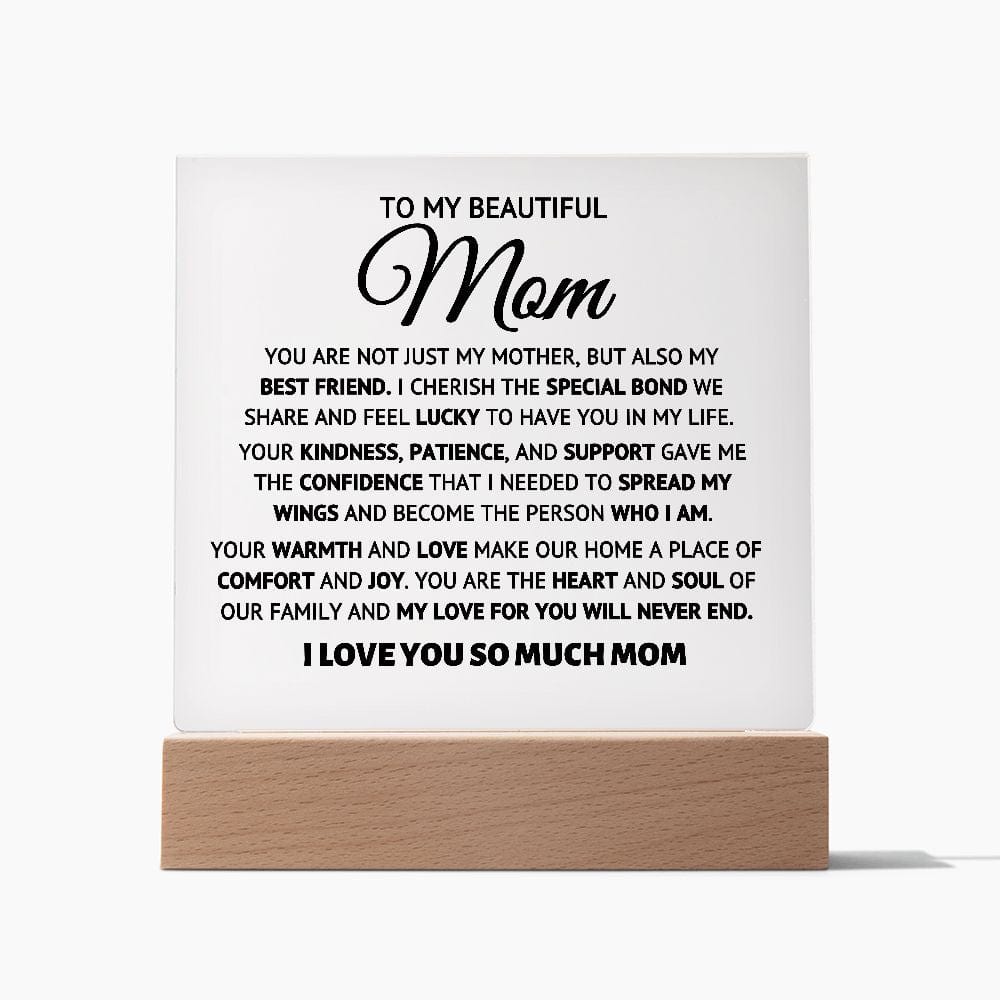 Soul Of The Family- Acrylic Plaque - Mom Gift