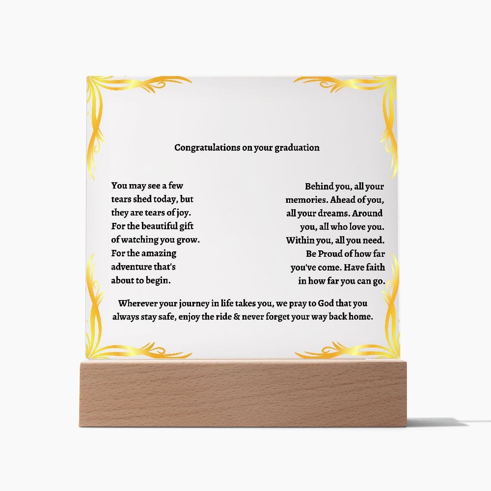 Personalized Graduation Acrylic Plaque