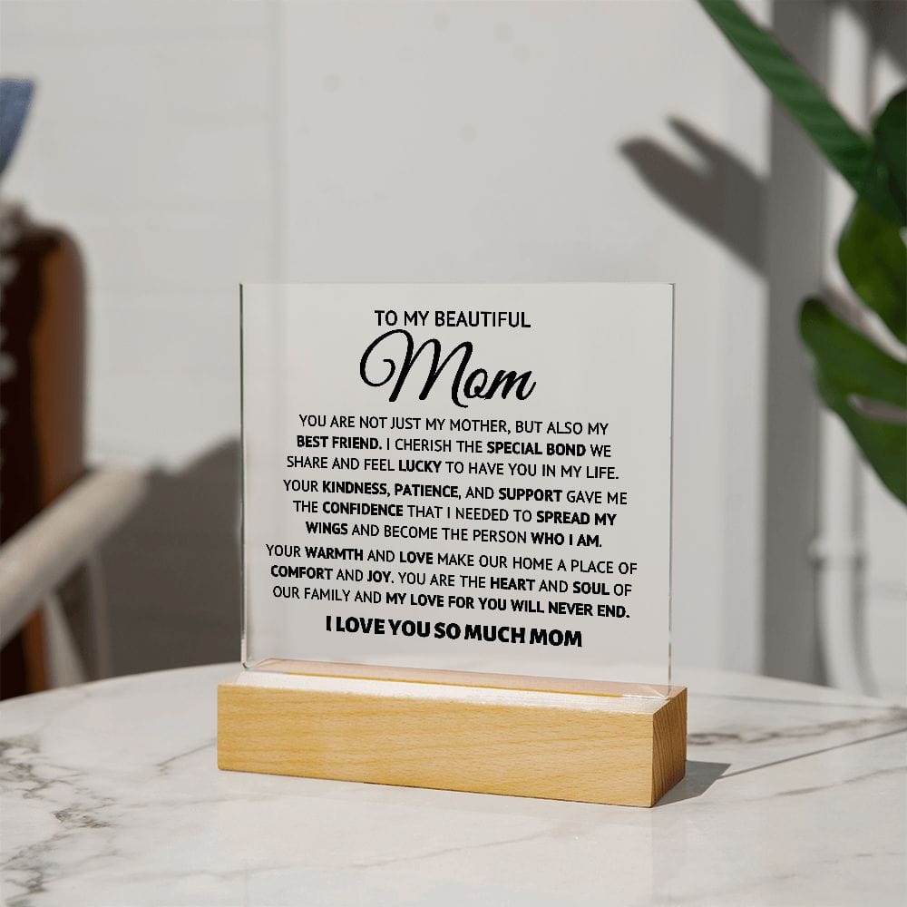 Soul Of The Family- Acrylic Plaque - Mom Gift