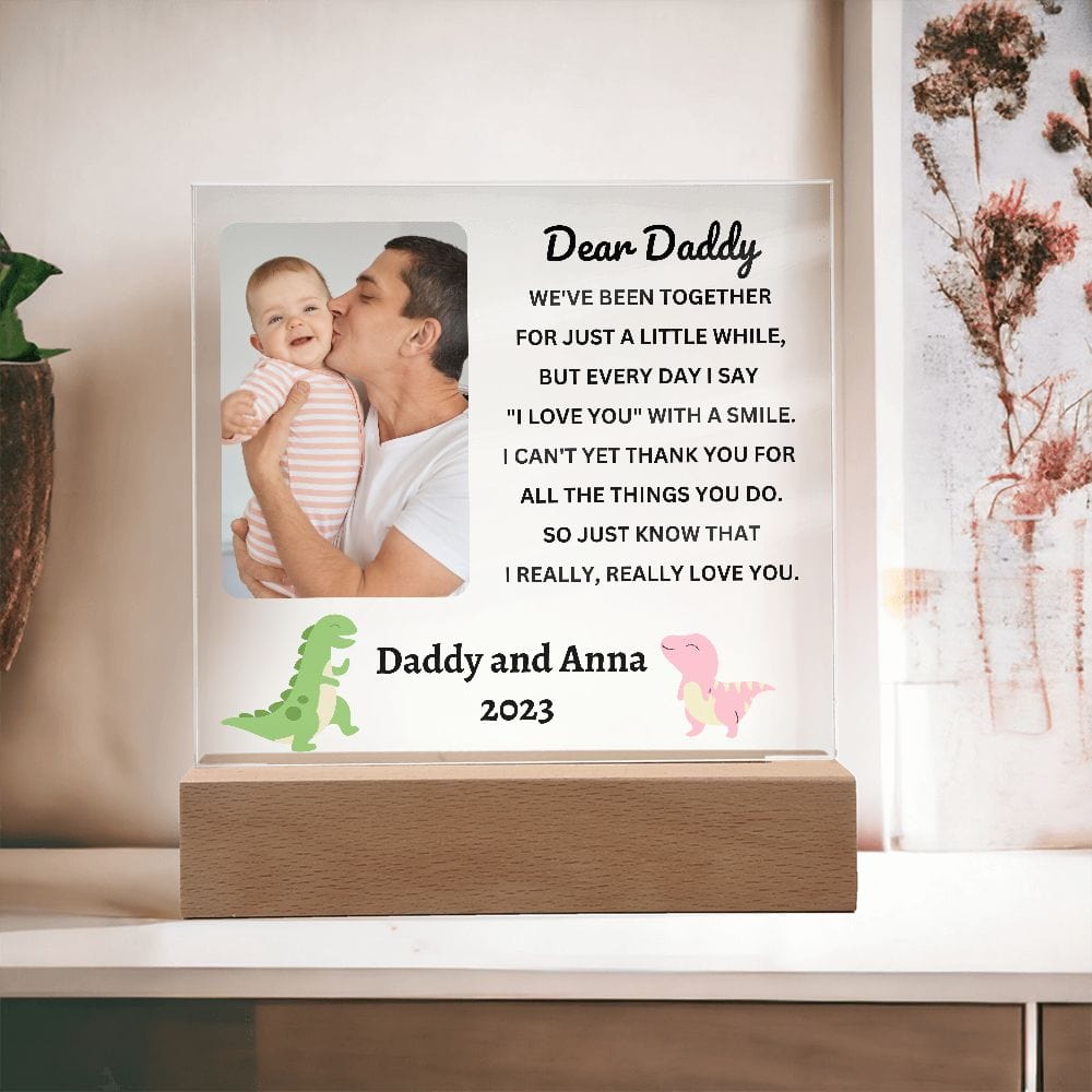 Daddy & Daughter - first father's day gift