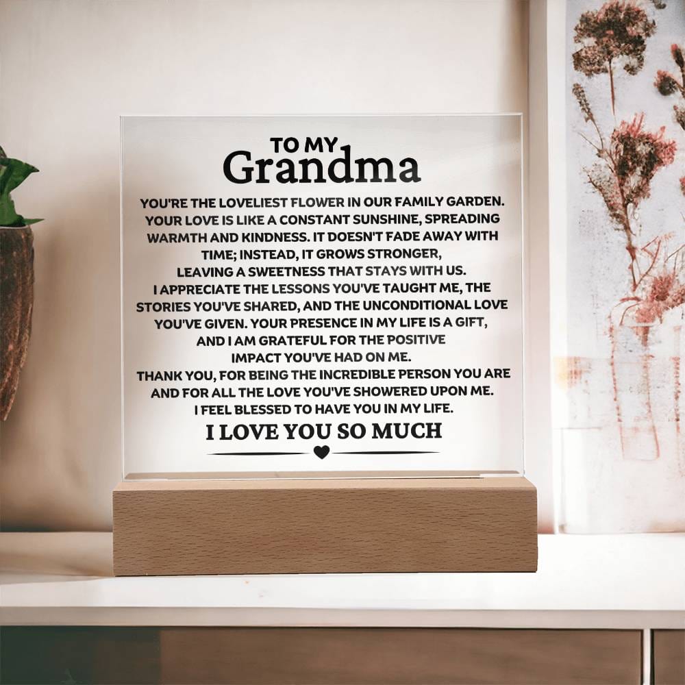 Best Seller - Grandma Sqaure Acrylic Gift