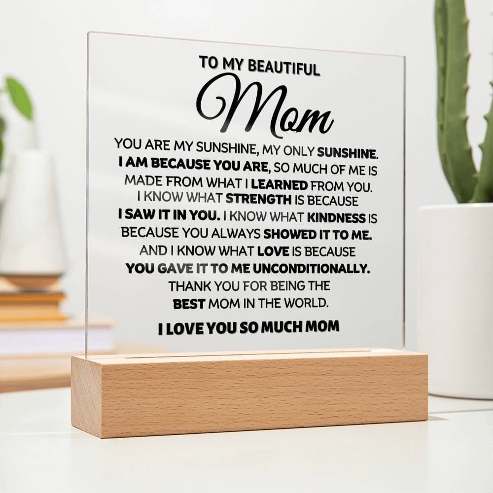 Best Seller - Mom Sqaure Acrylic Gift