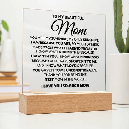 Best Seller - Mom Sqaure Acrylic Gift