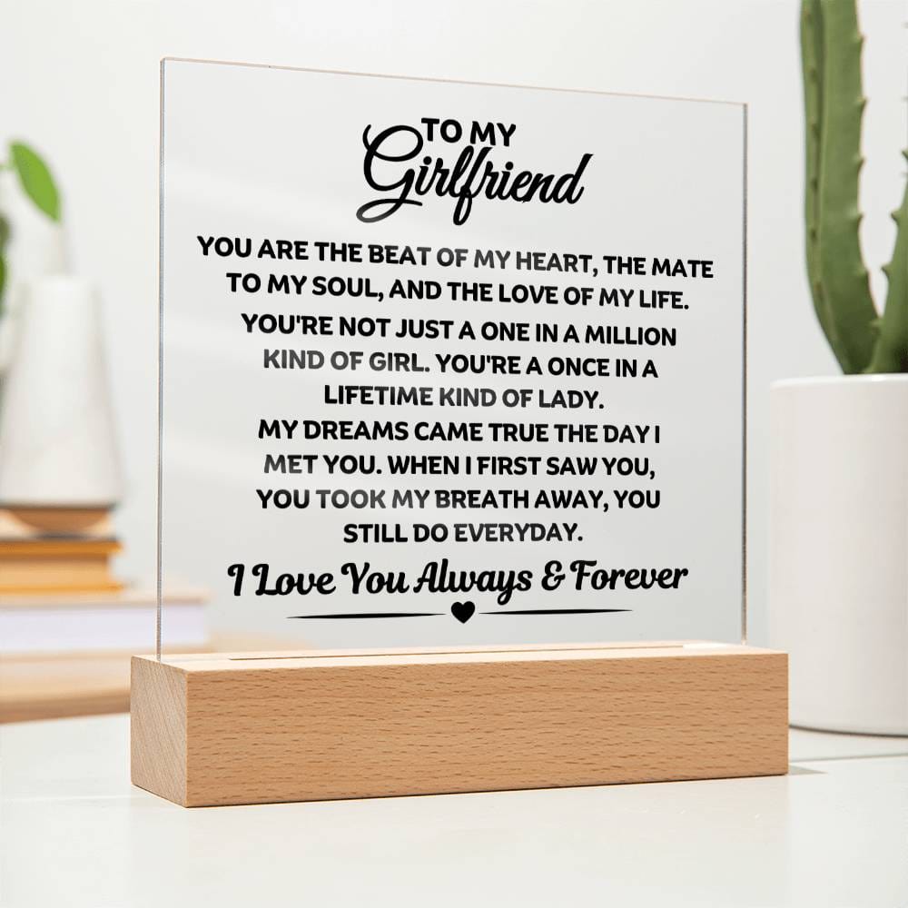 Best Seller- Girlfriend Sqaure Acrylic Gift