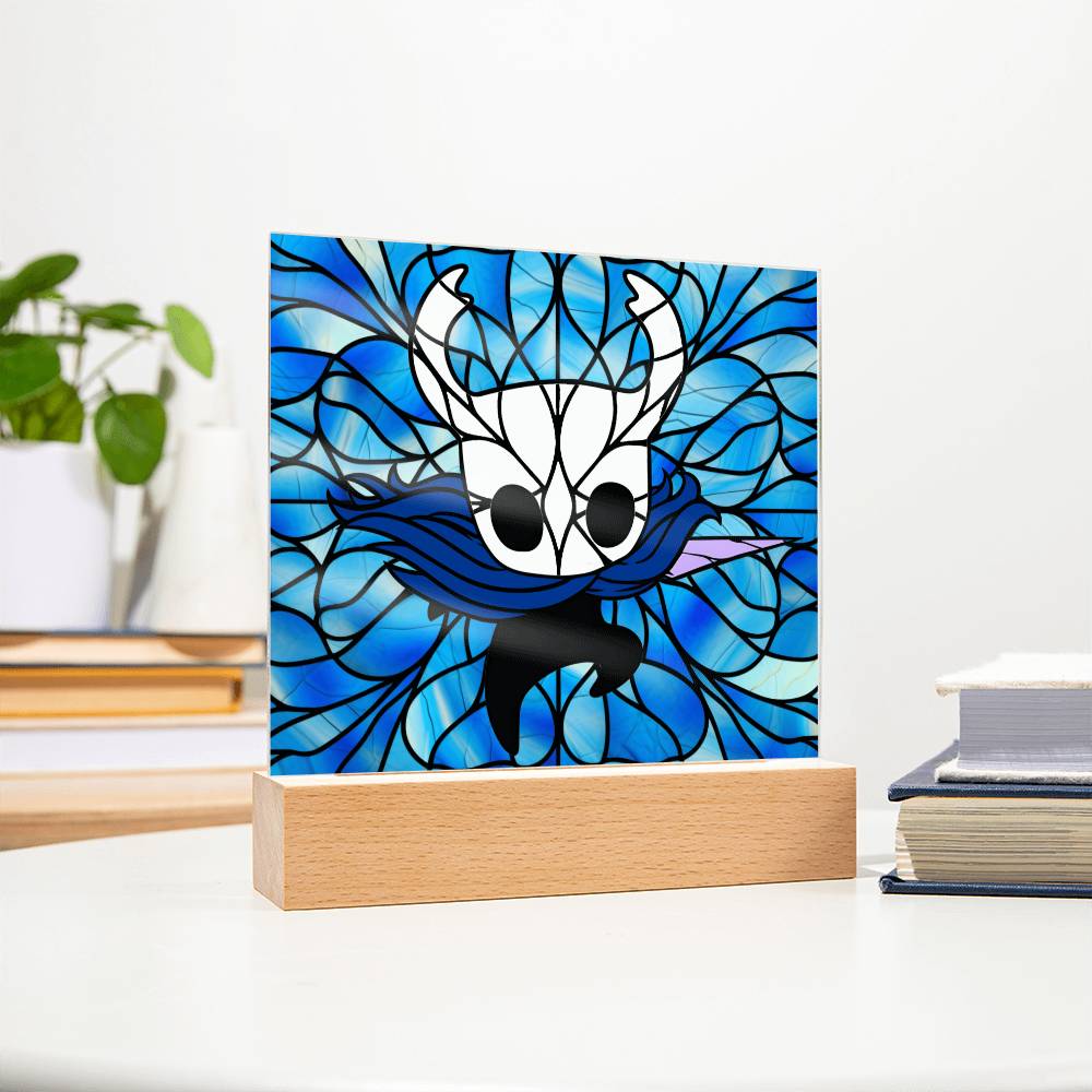 Hollow Knight Stained Glass Acrylic Plaque - Unique Decor Gift for Gamers