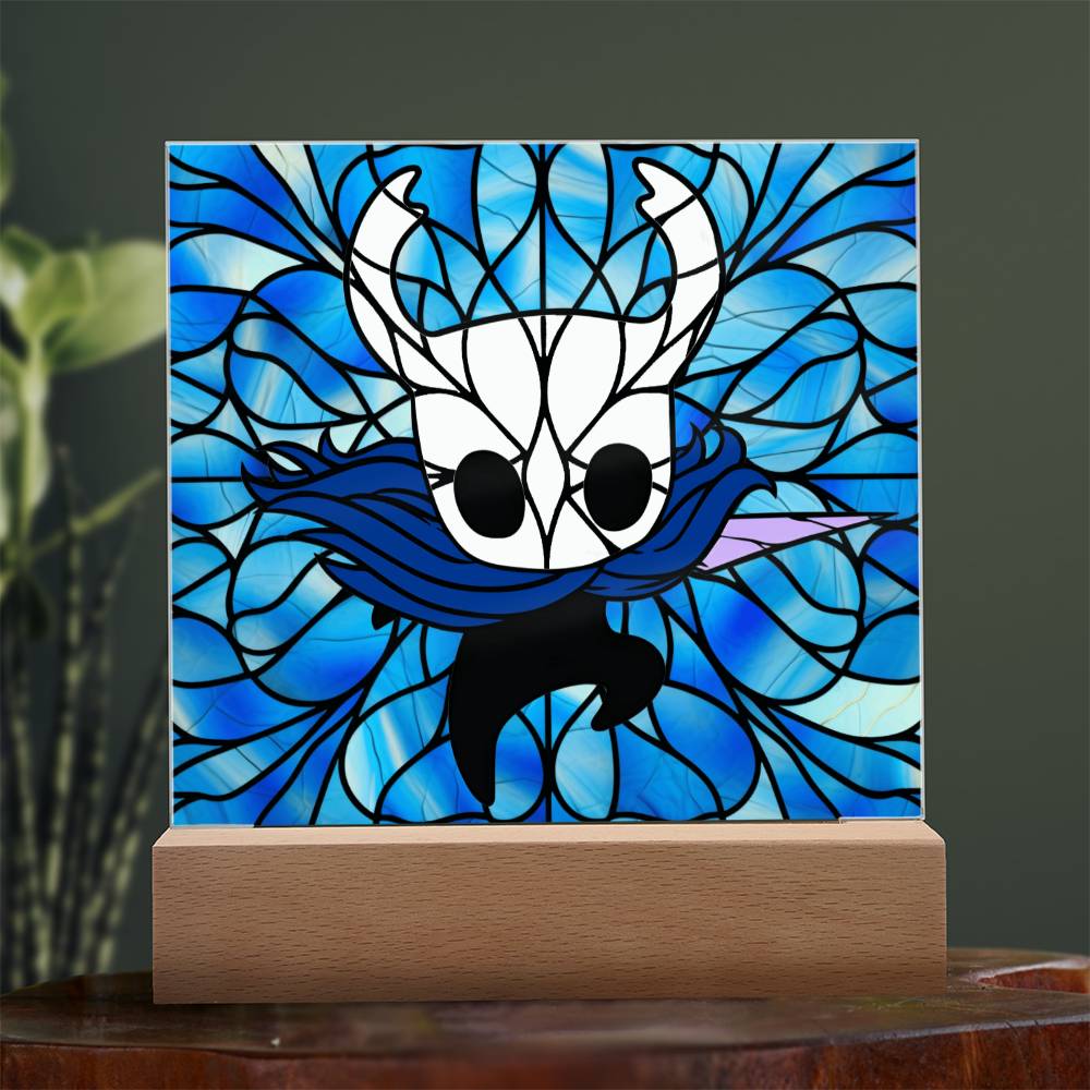 Hollow Knight Stained Glass Acrylic Plaque - Unique Decor Gift for Gamers