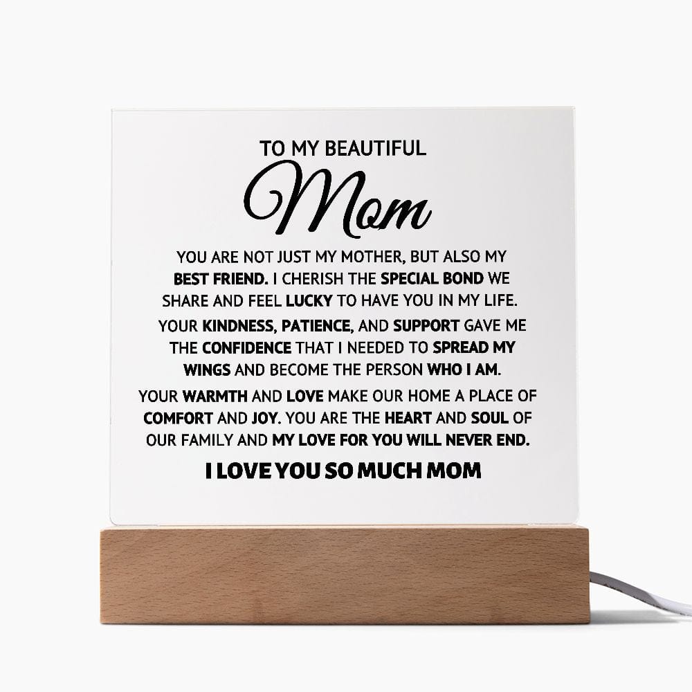 Soul Of The Family- Acrylic Plaque - Mom Gift