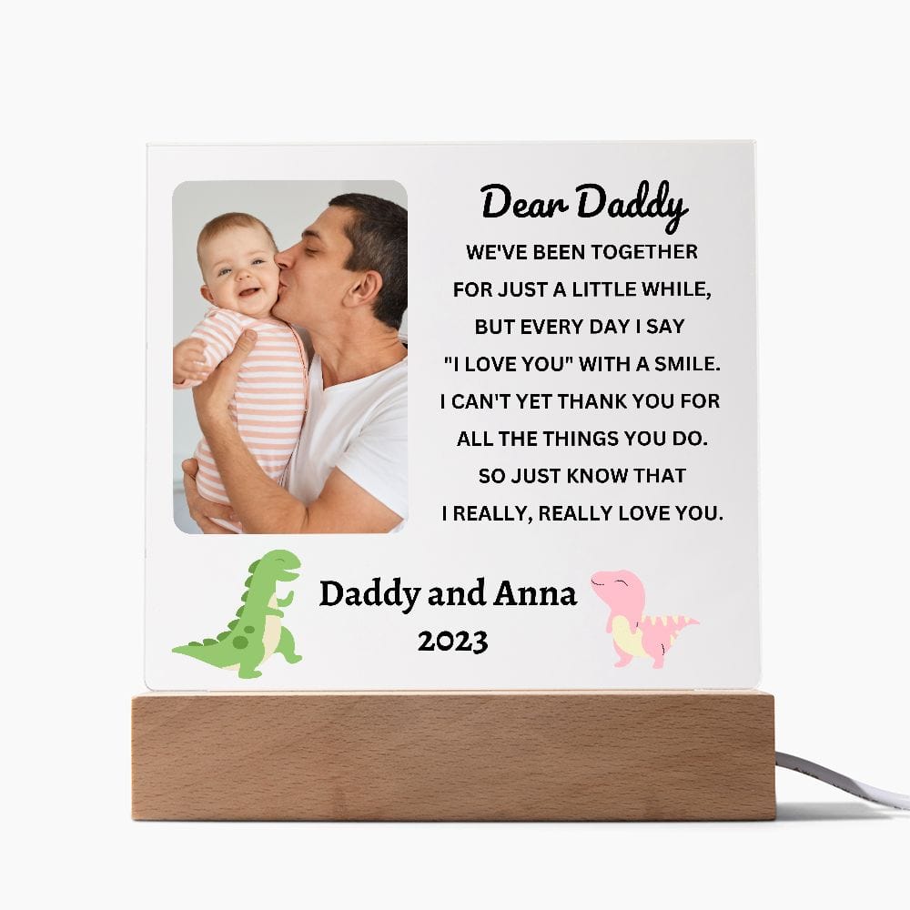 Daddy & Daughter - first father's day gift