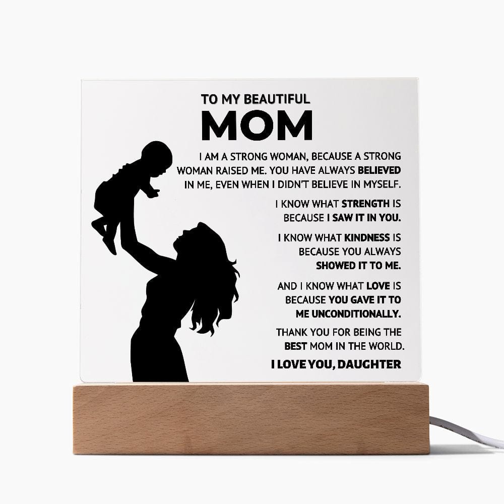 Strong Women - Acrylic Plaque - Mom Gift