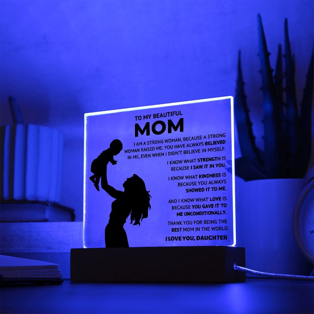 Strong Women - Acrylic Plaque - Mom Gift