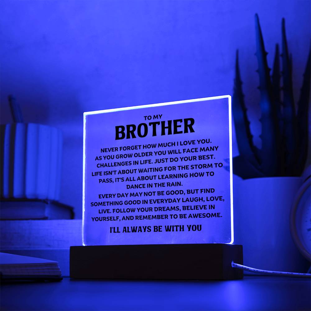 Best Seller - Brother Sqaure Acrylic Gift