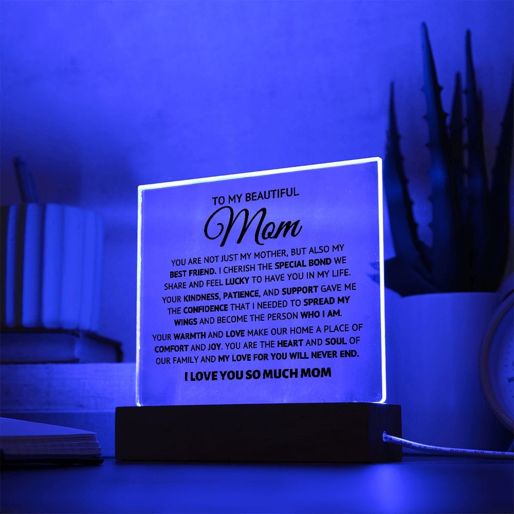 Soul Of The Family- Acrylic Plaque - Mom Gift