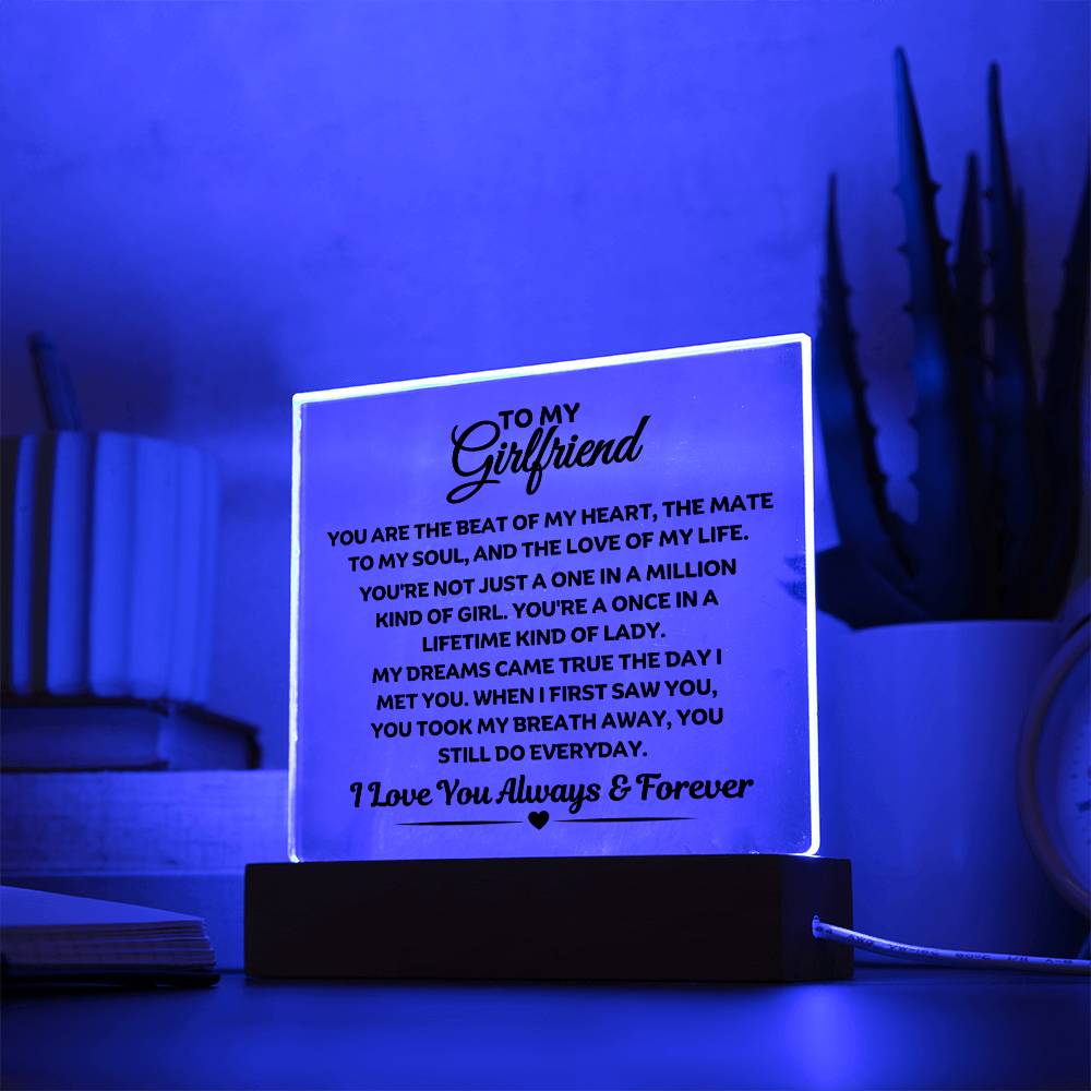 Best Seller- Girlfriend Sqaure Acrylic Gift