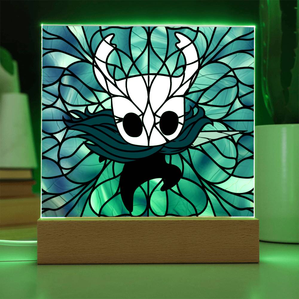 Hollow Knight Stained Glass Acrylic Plaque - Unique Decor Gift for Gamers