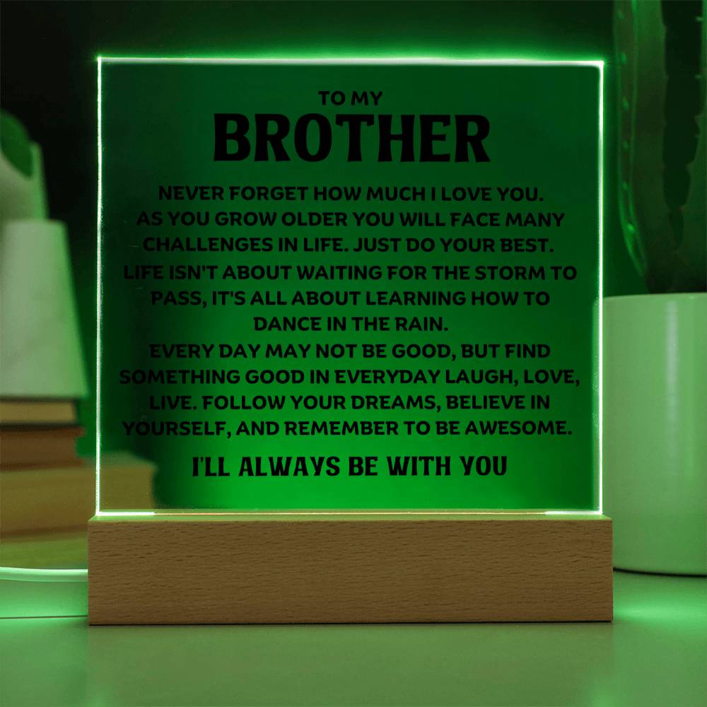 Best Seller - Brother Sqaure Acrylic Gift