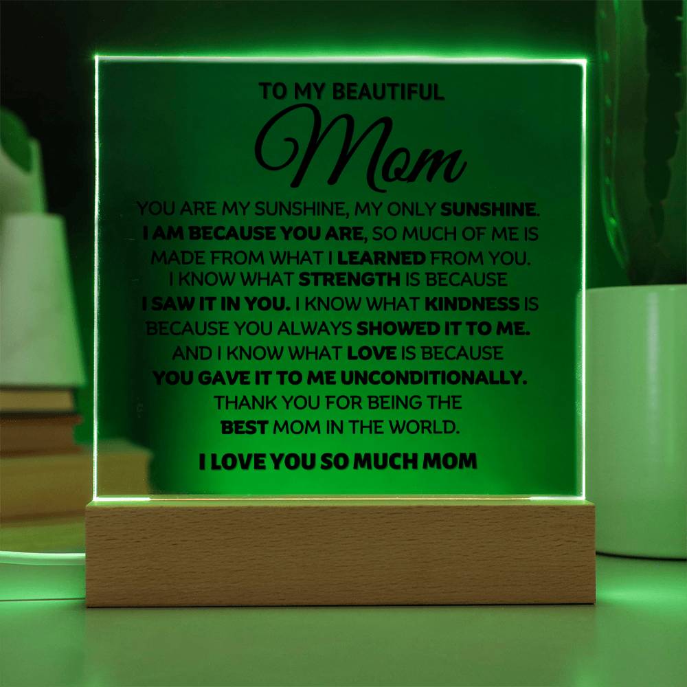 Best Seller - Mom Sqaure Acrylic Gift