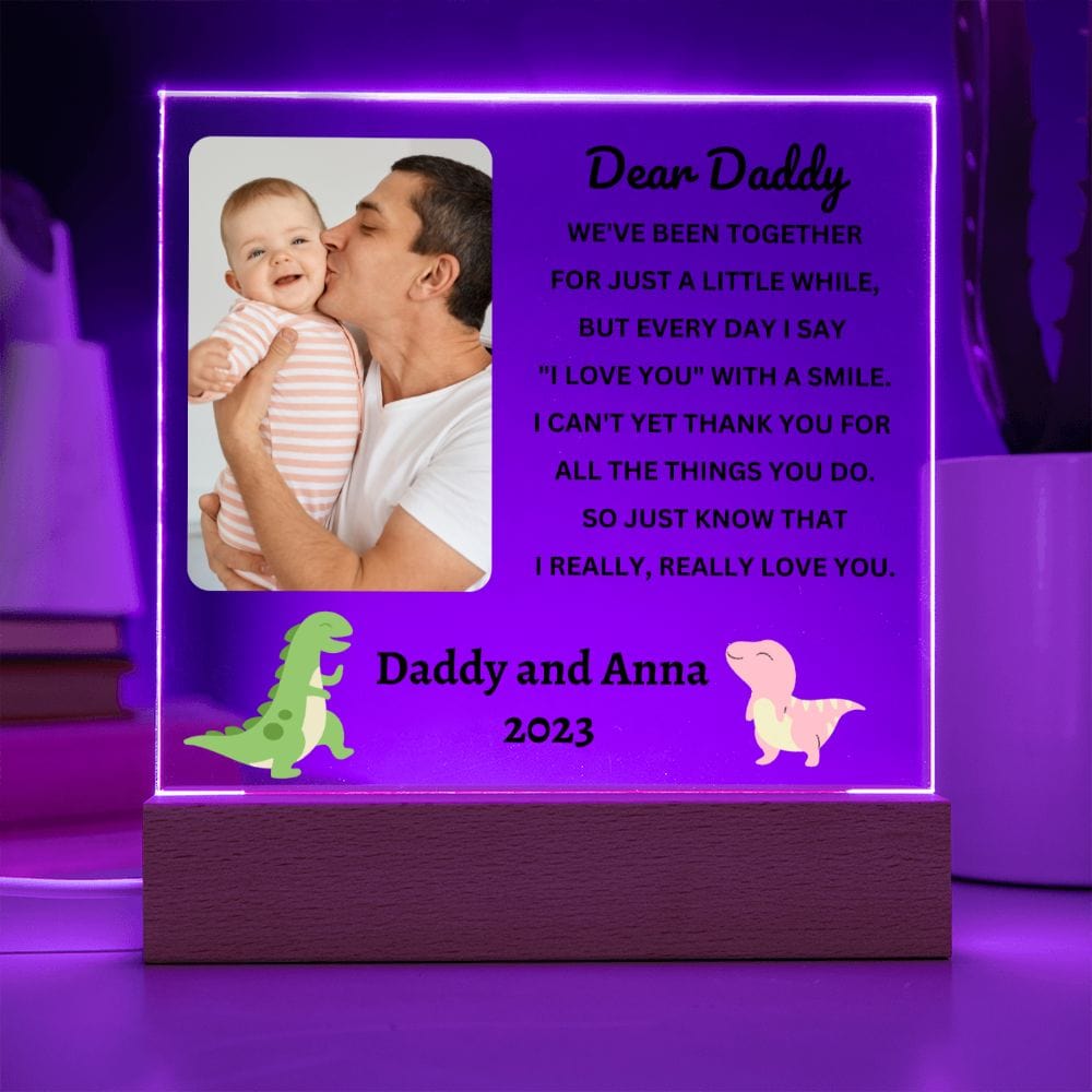 Daddy & Daughter - first father's day gift