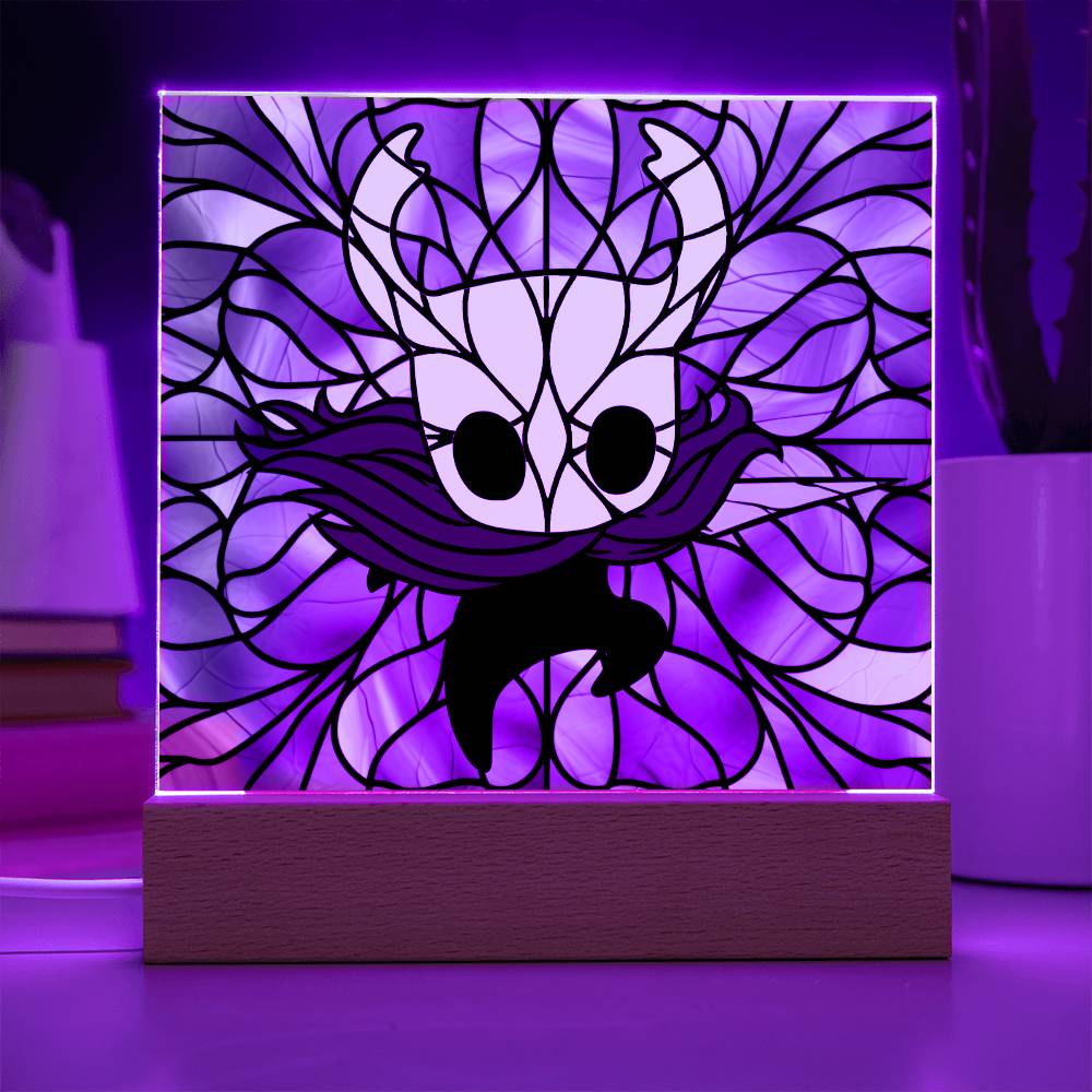 Hollow Knight Stained Glass Acrylic Plaque - Unique Decor Gift for Gamers