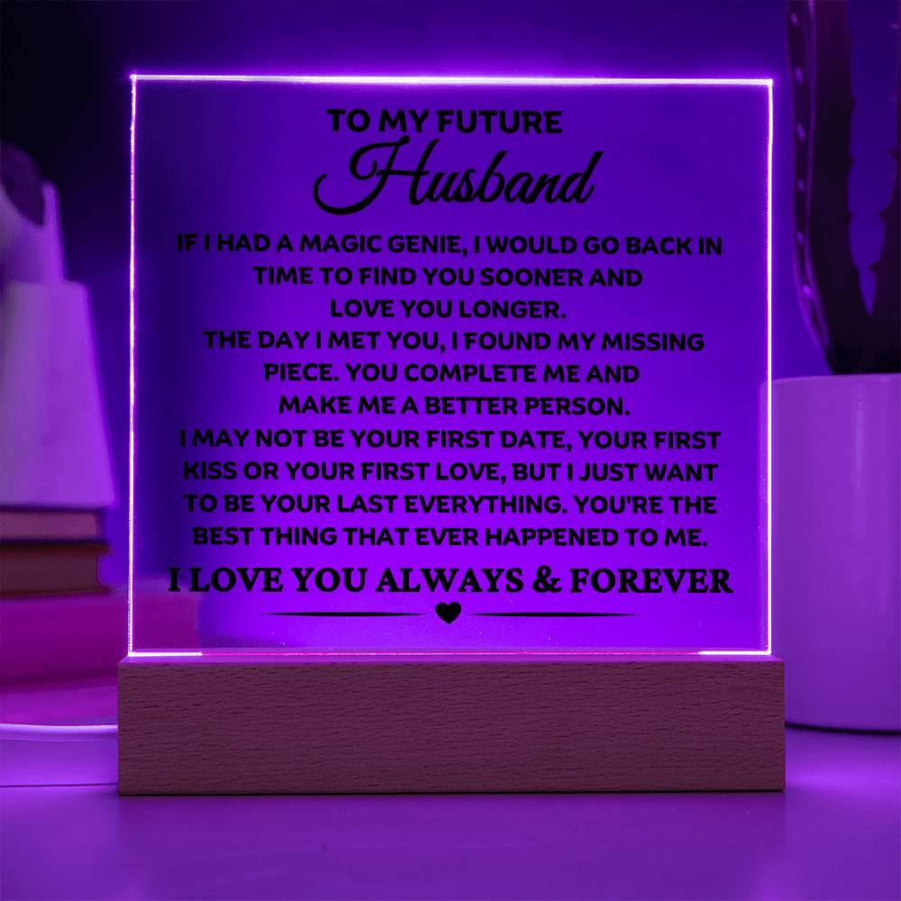 Best Seller- Future Husband Sqaure Acrylic Gift