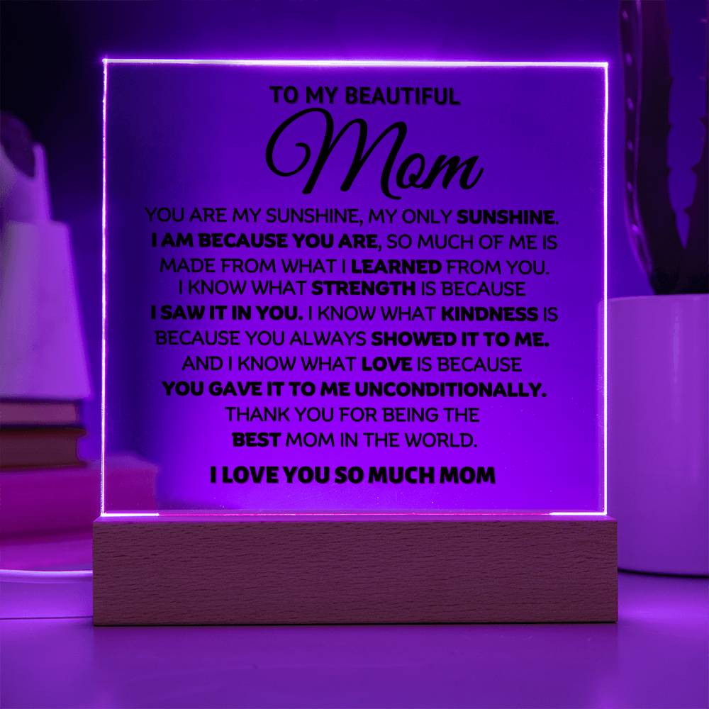 Best Seller - Mom Sqaure Acrylic Gift