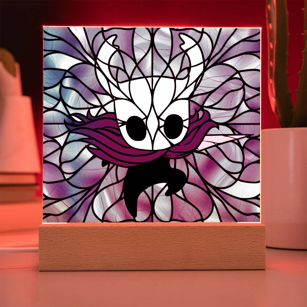 Hollow Knight Stained Glass Acrylic Plaque - Unique Decor Gift for Gamers