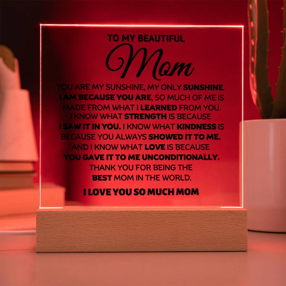 Best Seller - Mom Sqaure Acrylic Gift