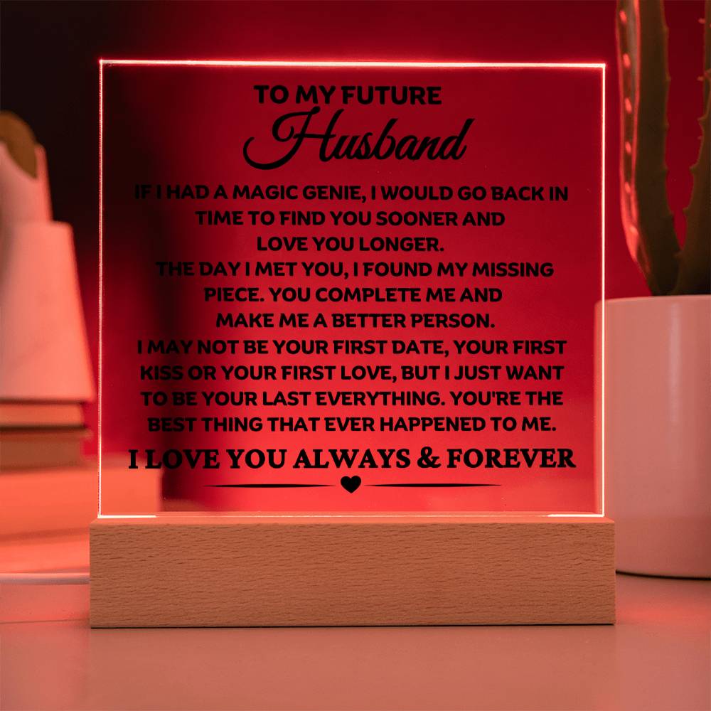 Best Seller- Future Husband Sqaure Acrylic Gift