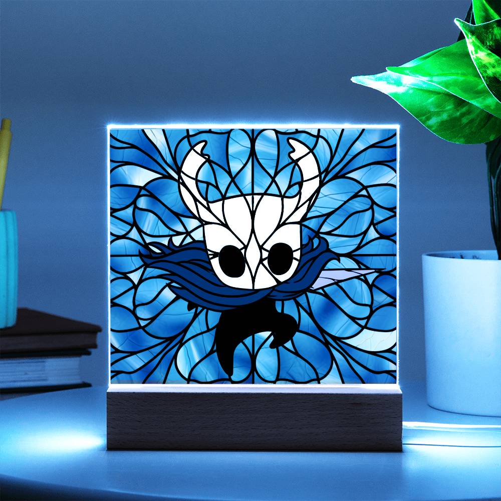 Hollow Knight Stained Glass Acrylic Plaque - Unique Decor Gift for Gamers