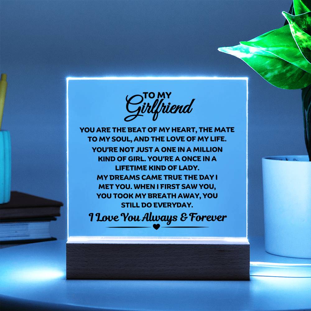 Best Seller- Girlfriend Sqaure Acrylic Gift