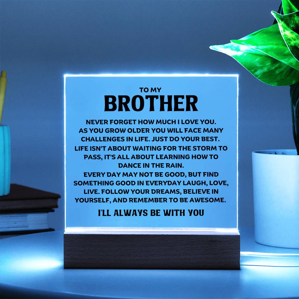 Best Seller - Brother Sqaure Acrylic Gift