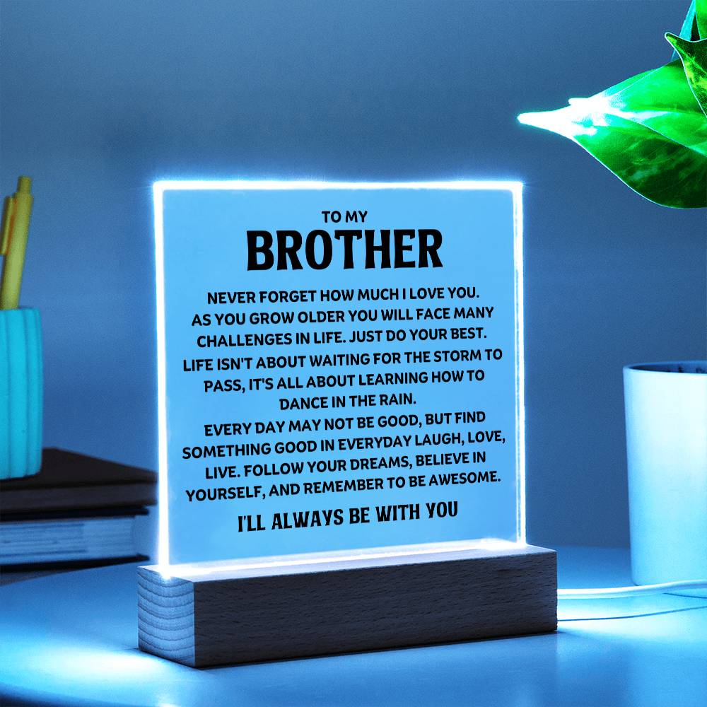 Best Seller - Brother Sqaure Acrylic Gift