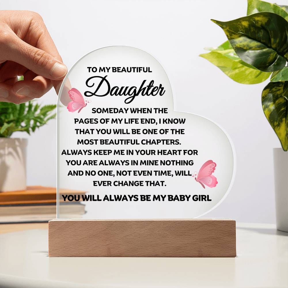 Best Seller - Daughter Heart Acrylic Gift