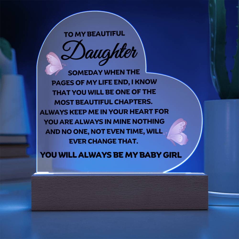 Best Seller - Daughter Heart Acrylic Gift