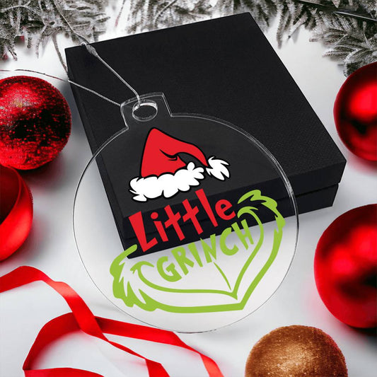 Little Grinch Acrylic Ornament